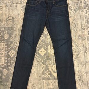 7 For All Mankind Men's Deep Indigo Skinny Jeans